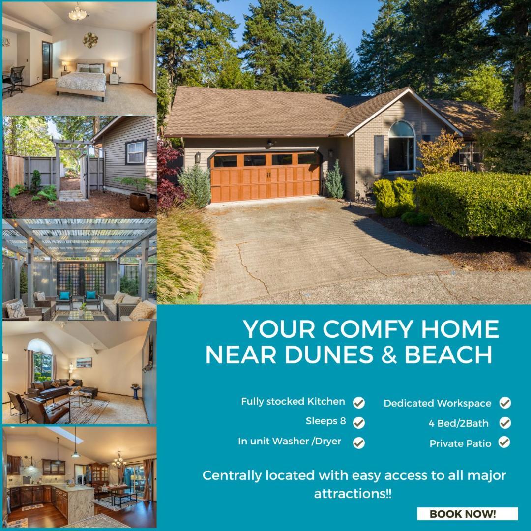 Comfy 4B/2B Home Near Dunes & Ocean! Pet Friendly! Florence Kültér fotó